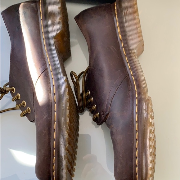 Doc Martens brown OXFORD men’s shoes size 11 - Picture 4 of 7